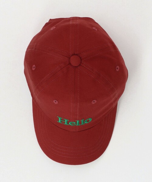 green label relaxing（グリーンレーベルリラクシング）の「HELLO キャップ / CAP / キッズ（キャップ・キッズ・ダークブラウン/グレー系/ワイン・FREE(52-56cm)）」の4枚目の写真