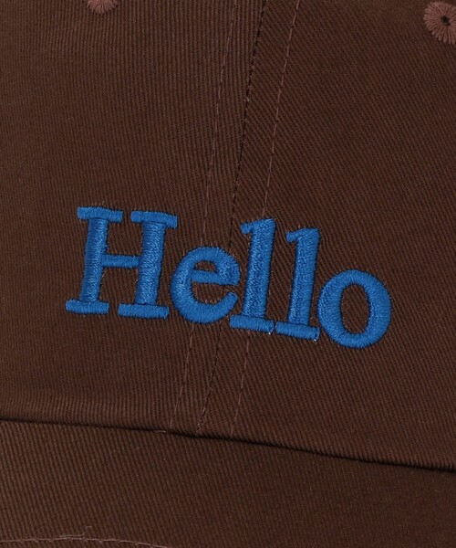 green label relaxing（グリーンレーベルリラクシング）の「HELLO キャップ / CAP / キッズ（キャップ・キッズ・ダークブラウン/グレー系/ワイン・FREE(52-56cm)）」の12枚目の写真