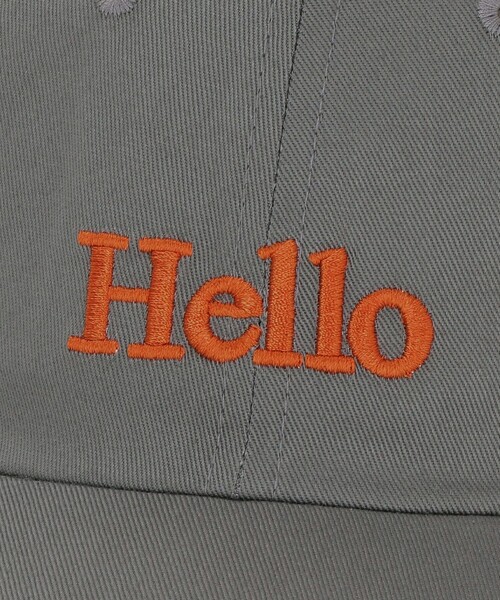 green label relaxing（グリーンレーベルリラクシング）の「HELLO キャップ / CAP / キッズ（キャップ・キッズ・ダークブラウン/グレー系/ワイン・FREE(52-56cm)）」の9枚目の写真