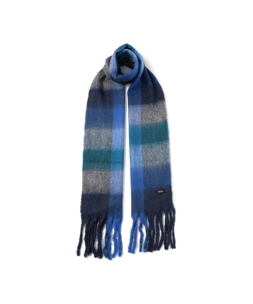 BEAMS（ビームス）の「ビッグ シャギー マフラー（マフラー・メンズ・ブラウン/ブルー/ブラック・ONE SIZE）」の10枚目の写真