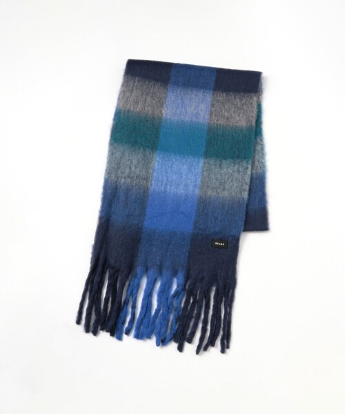 BEAMS（ビームス）の「ビッグ シャギー マフラー（マフラー・メンズ・ブラウン/ブルー/ブラック・ONE SIZE）」の11枚目の写真