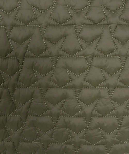 CAMBIO(カンビオ)の「mj10868-Star Pattern Quilted Stand Collar Jacket スタンドカラージャケット(ブルゾン・メンズ・ブラック/オリーブ・S/M/L)」の18枚目の写真