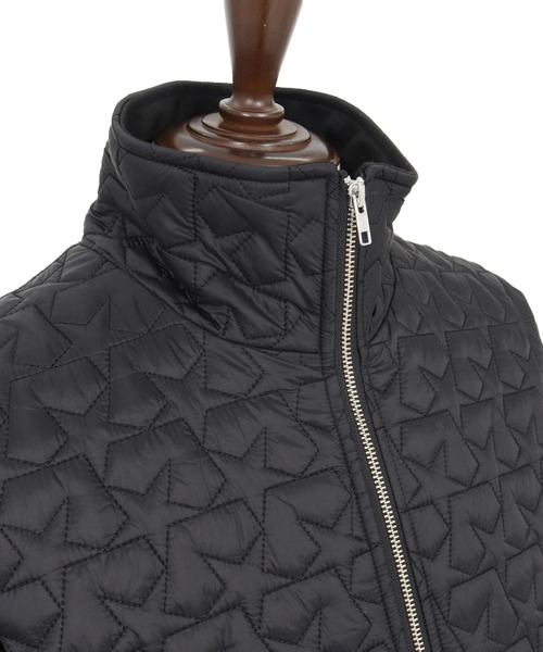 CAMBIO(カンビオ)の「mj10868-Star Pattern Quilted Stand Collar Jacket スタンドカラージャケット(ブルゾン・メンズ・ブラック/オリーブ・S/M/L)」の22枚目の写真