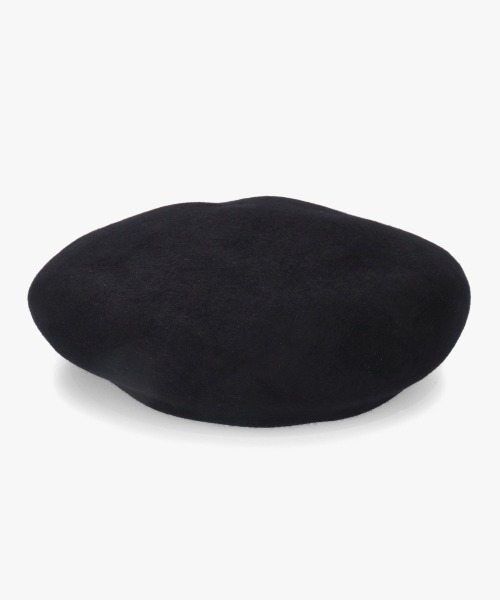 OVERRIDE(オーバーライド)の「OVERRIDE KNIT FELT BIG BERET / オーバーライド(ハンチング/ベレー帽・メンズ・ブラック/ネイビー/ライトブラウン・58cm)」の10枚目の写真