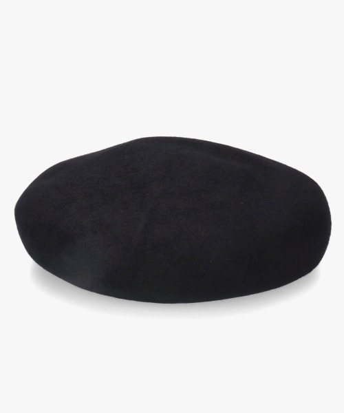 OVERRIDE(オーバーライド)の「OVERRIDE KNIT FELT BIG BERET / オーバーライド(ハンチング/ベレー帽・メンズ・ブラック/ネイビー/ライトブラウン・58cm)」の11枚目の写真