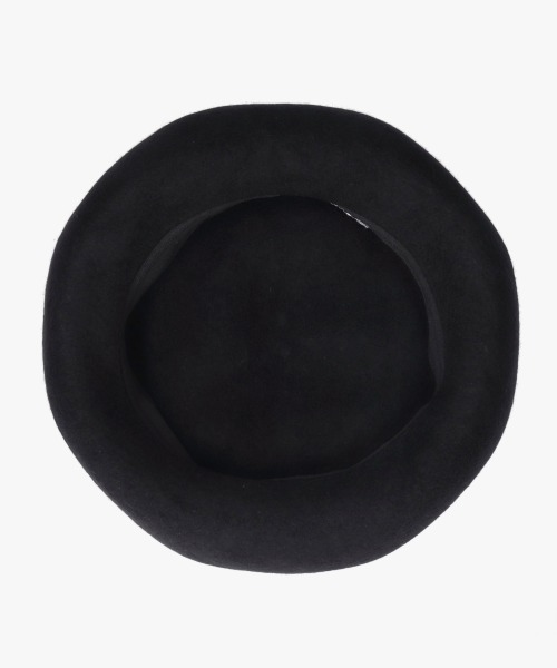 OVERRIDE(オーバーライド)の「OVERRIDE KNIT FELT BIG BERET / オーバーライド(ハンチング/ベレー帽・メンズ・ブラック/ネイビー/ライトブラウン・58cm)」の13枚目の写真