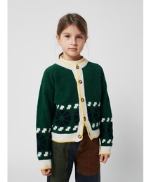 BOBO CHOSES（ボボショーズ）の「Kaleidoscope jacquard cardigan（カーディガン/ボレロ・キッズ）」