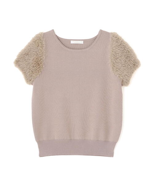 PROPORTION BODY DRESSING(プロポーションボディドレッシング)の「<ハンドウォッシャブル>ドッキングスリーブニット / 1215270800(ニット/セーター・レディース・ブラウン/ホワイト系その他/グレー・FREE)」の13枚目の写真