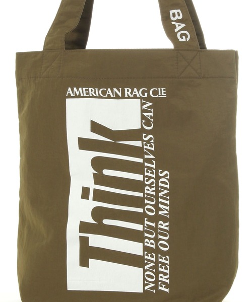 AMERICAN RAG CIE（アメリカンラグシー）の「【AMERICAN RAG CIE】THINK TOTE（トートバッグ・レディース・カーキ/ネイビー・FREE）」の5枚目の写真