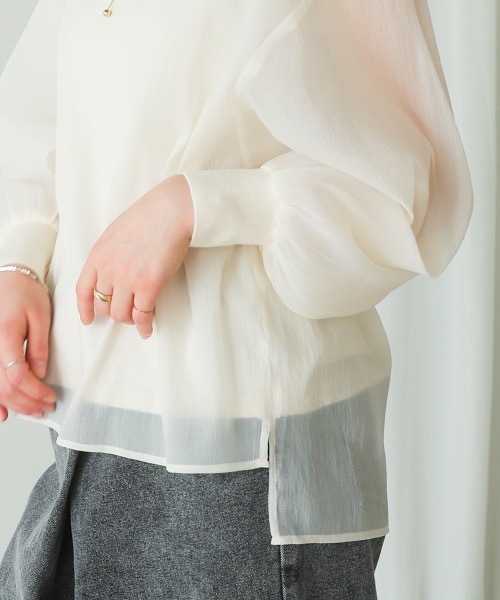 Bou Jeloud（ブージュルード）の「シアーレイヤードプルオーバー（その他トップス・レディース・ブラック/イエロー・38）」の15枚目の写真