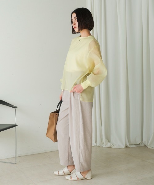 Bou Jeloud（ブージュルード）の「シアーレイヤードプルオーバー（その他トップス・レディース・ブラック/イエロー・38）」の19枚目の写真