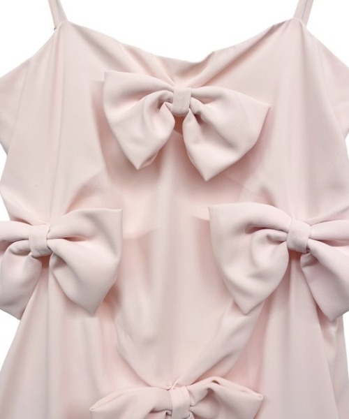 セール】big ribbon camisole one-piece（ワンピース）｜HONEY