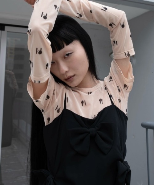 セール】big ribbon camisole one-piece（ワンピース）｜HONEY