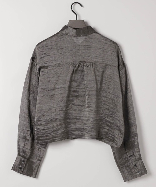 eL(エル)の「【eL】Sheer Stripe Shirts/497242(シャツ/ブラウス・レディース・ブラック/ホワイト・FREE)」の16枚目の写真