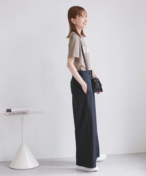 ROPE' PICNIC（ロペピクニック）の「フレアシルエットサスペンダー付きパンツ（その他パンツ・レディース・ネイビー・38/36）」の6枚目の写真