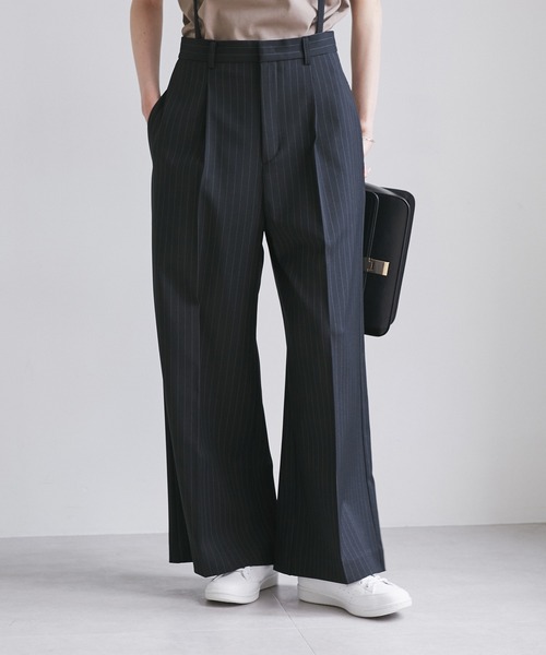 ROPE' PICNIC（ロペピクニック）の「フレアシルエットサスペンダー付きパンツ（その他パンツ・レディース・ネイビー・38/36）」の8枚目の写真