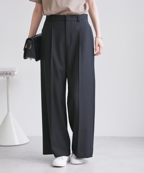 ROPE' PICNIC（ロペピクニック）の「フレアシルエットサスペンダー付きパンツ（その他パンツ・レディース・ネイビー・38/36）」の12枚目の写真