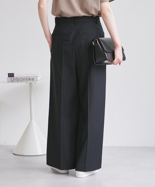 ROPE' PICNIC（ロペピクニック）の「フレアシルエットサスペンダー付きパンツ（その他パンツ・レディース・ネイビー・38/36）」の13枚目の写真