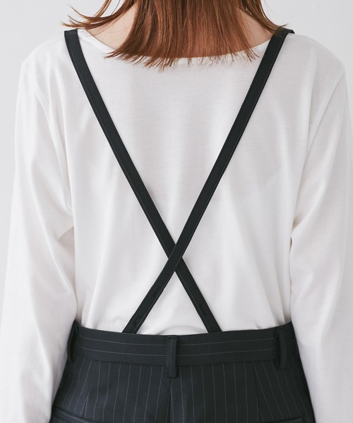 ROPE' PICNIC（ロペピクニック）の「フレアシルエットサスペンダー付きパンツ（その他パンツ・レディース・ネイビー・38/36）」の18枚目の写真