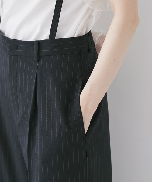 ROPE' PICNIC（ロペピクニック）の「フレアシルエットサスペンダー付きパンツ（その他パンツ・レディース・ネイビー・38/36）」の20枚目の写真