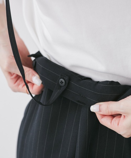 ROPE' PICNIC（ロペピクニック）の「フレアシルエットサスペンダー付きパンツ（その他パンツ・レディース・ネイビー・38/36）」の21枚目の写真