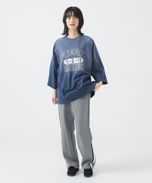 B:MING by BEAMS（ビーミングバイビームス）の「GULFCOAST SPORTSWEAR / プリント プルオーバー（Tシャツ/カットソー・レディース・チャコールグレー/ブラウン/ネイビー・MEDIUM）」の9枚目の写真