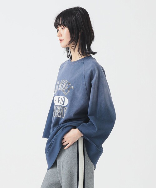 B:MING by BEAMS（ビーミングバイビームス）の「GULFCOAST SPORTSWEAR / プリント プルオーバー（Tシャツ/カットソー・レディース・チャコールグレー/ブラウン/ネイビー・MEDIUM）」の11枚目の写真