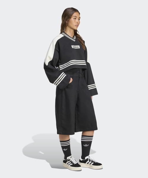 adidas（アディダス）の「ファイヤーバード ユーティリティ ジョーツ / ハーフパンツ / アディダスオリジナルス adidas Originals（その他パンツ・レディース・ブラック・X-LARGE/LARGE/XX-LARGE/X-SMALL/SMALL/MEDIUM/3XL）」の5枚目の写真