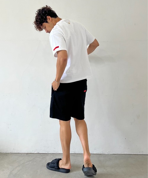 JACKROSE(ジャックローズ)の「VALENCIANO LOGO HEAVY WEIGHT JERSEY SHORTS(その他パンツ・メンズ・チャコール/ベージュ/ブラック・M/L/XL)」の21枚目の写真