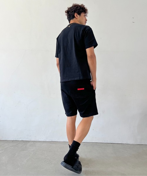 JACKROSE(ジャックローズ)の「VALENCIANO LOGO HEAVY WEIGHT JERSEY SHORTS(その他パンツ・メンズ・チャコール/ベージュ/ブラック・M/L/XL)」の20枚目の写真