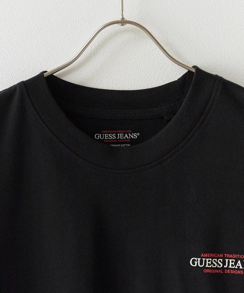 GUESS JEANS（ゲスジーンズ）の「GUESS JEANS/ゲスジーンズ GJ SS CN OS AMERICAN TRAD TEE Tシャツ（Tシャツ/カットソー・メンズ・ホワイト/ブラック・M/S/L）」の3枚目の写真