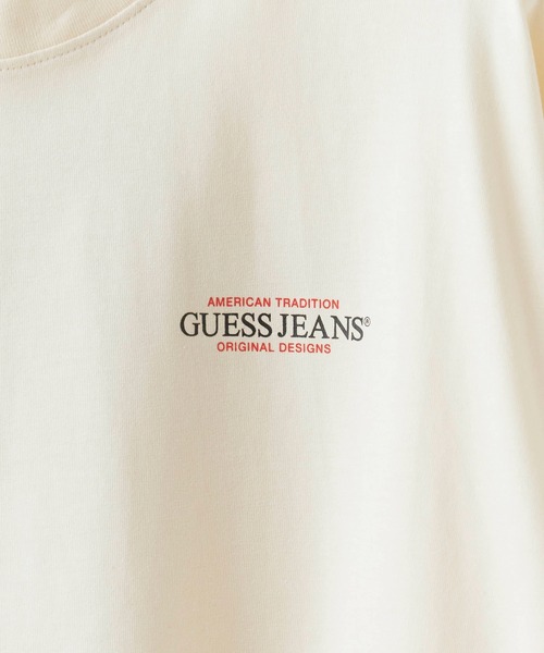 GUESS JEANS（ゲスジーンズ）の「GUESS JEANS/ゲスジーンズ GJ SS CN OS AMERICAN TRAD TEE Tシャツ（Tシャツ/カットソー・メンズ・ホワイト/ブラック・M/S/L）」の11枚目の写真