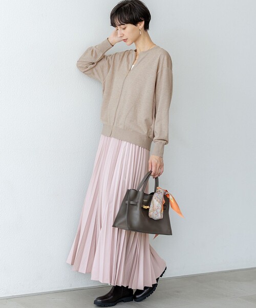 ムータ プリーツスカート アイボリー トリアセテート サイドプリーツスカート [全3色] – muta Online