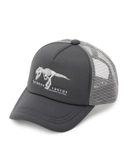 SHOO・LA・RUE（シューラルー）の「恐竜スカルメッシュキャップ（キャップ・キッズ・ダークグレー/ブルー・99）」の10枚目の写真