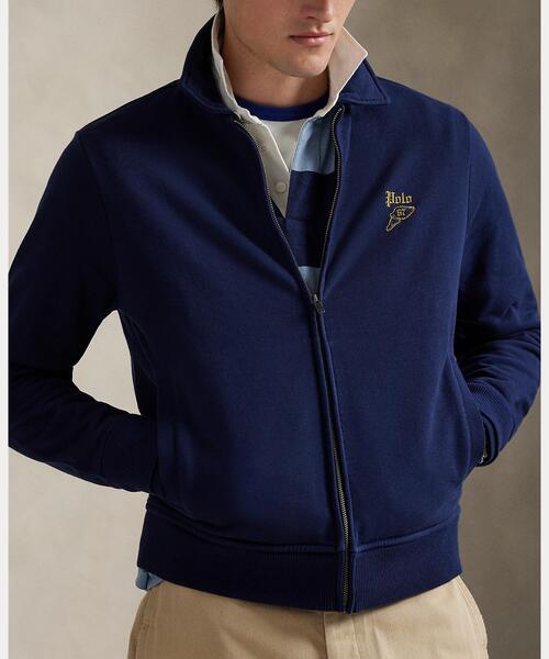 POLO RALPH LAUREN(ポロ ラルフ ローレン)の「エンブロイダリー ループバック フリース ジャケット(その他アウター・メンズ・ネイビー系1・XXL/XS/XL/S/M/L)」の2枚目の写真