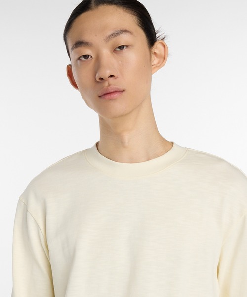NEW BALANCE(ニューバランス)の「NB GREY ロングスリーブ(Tシャツ/カットソー・メンズ・アイボリー/ネイビー/ダークグレー・X-LARGE/LARGE/MEDIUM/SMALL/XX-LARGE)」の17枚目の写真
