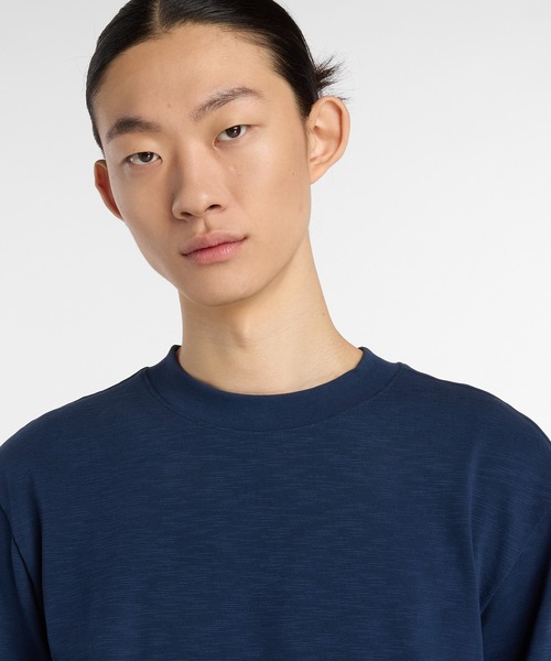 NEW BALANCE(ニューバランス)の「NB GREY ロングスリーブ(Tシャツ/カットソー・メンズ・アイボリー/ネイビー/ダークグレー・X-LARGE/LARGE/MEDIUM/SMALL/XX-LARGE)」の11枚目の写真