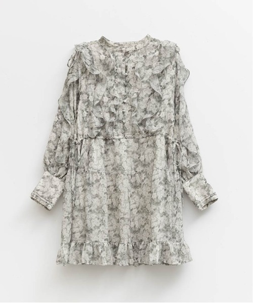 RANDA（ランダ）の「2WAY シフォンフリルワンピース（ワンピース・レディース・アイボリー/グレー/パープル・0/1）」の20枚目の写真