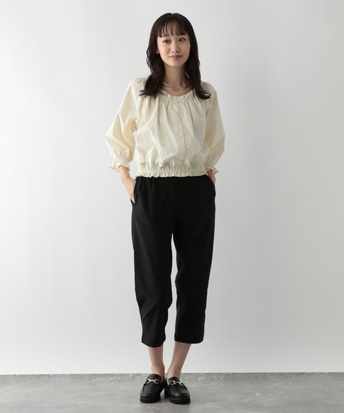 FOUND GOOD(ファウンドグッド)の「ハイパーストレッチサブリナP(その他パンツ・レディース・ネイビー/ベージュ/アイボリー/ブラック・S/M/L)」の5枚目の写真