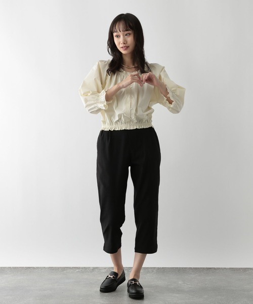 FOUND GOOD(ファウンドグッド)の「ハイパーストレッチサブリナP(その他パンツ・レディース・ネイビー/ベージュ/アイボリー/ブラック・S/M/L)」の6枚目の写真