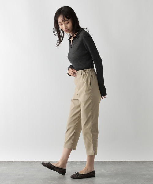 FOUND GOOD(ファウンドグッド)の「ハイパーストレッチサブリナP(その他パンツ・レディース・ネイビー/ベージュ/アイボリー/ブラック・S/M/L)」の10枚目の写真