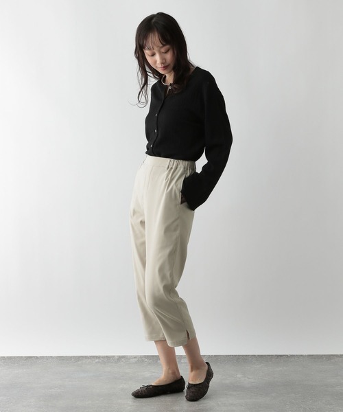 FOUND GOOD(ファウンドグッド)の「ハイパーストレッチサブリナP(その他パンツ・レディース・ネイビー/ベージュ/アイボリー/ブラック・S/M/L)」の13枚目の写真