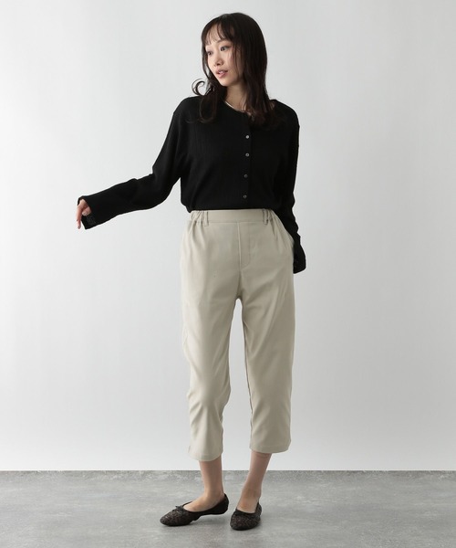 FOUND GOOD(ファウンドグッド)の「ハイパーストレッチサブリナP(その他パンツ・レディース・ネイビー/ベージュ/アイボリー/ブラック・S/M/L)」の14枚目の写真