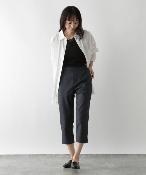 FOUND GOOD(ファウンドグッド)の「ハイパーストレッチサブリナP(その他パンツ・レディース・ネイビー/ベージュ/アイボリー/ブラック・S/M/L)」の17枚目の写真