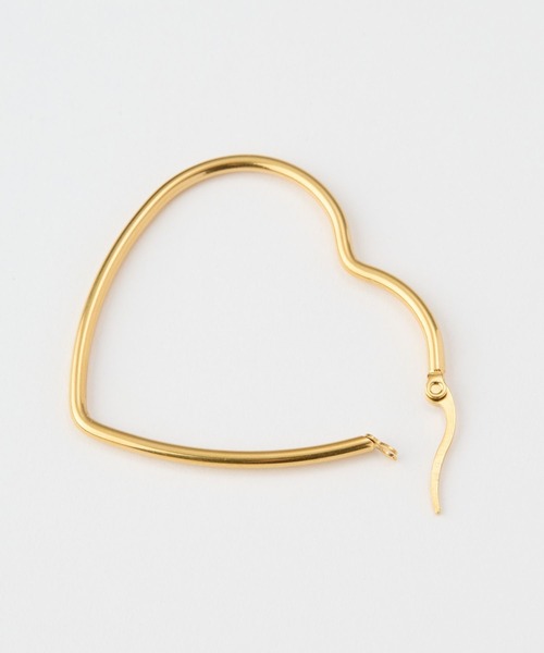 BABYLONE（バビロン）の「【HARPIE】HEART PIERCE AGLAE（ピアス（両耳用）・レディース・ブラウン系その他・FREE）」の2枚目の写真