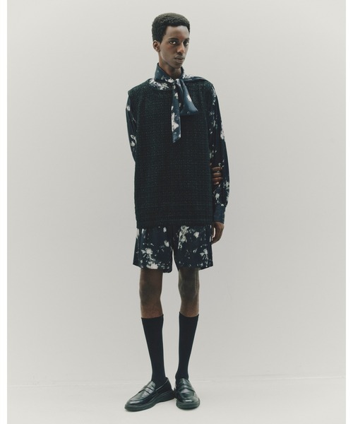Juha(ユハ)の「FLORAL EASY SHORTS(その他パンツ・メンズ・ブラック/ホワイト・2/3/4)」の10枚目の写真