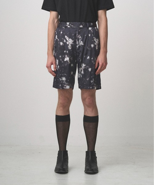 Juha(ユハ)の「FLORAL EASY SHORTS(その他パンツ・メンズ・ブラック/ホワイト・2/3/4)」の3枚目の写真