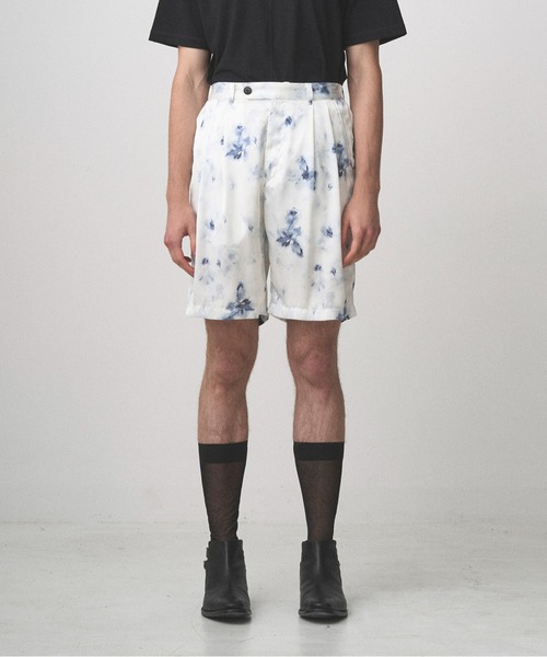 Juha(ユハ)の「FLORAL EASY SHORTS(その他パンツ・メンズ・ブラック/ホワイト・2/3/4)」の6枚目の写真