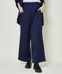 GORGE（ゴージ）の「《落ち感×美脚ワイド》レディース 無地 ストレートパンツ 体型カバー 春夏秋（スラックス）」