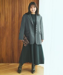 セール】UNFILO｜アンフィーロのワンピース（グレー/灰色系・長袖